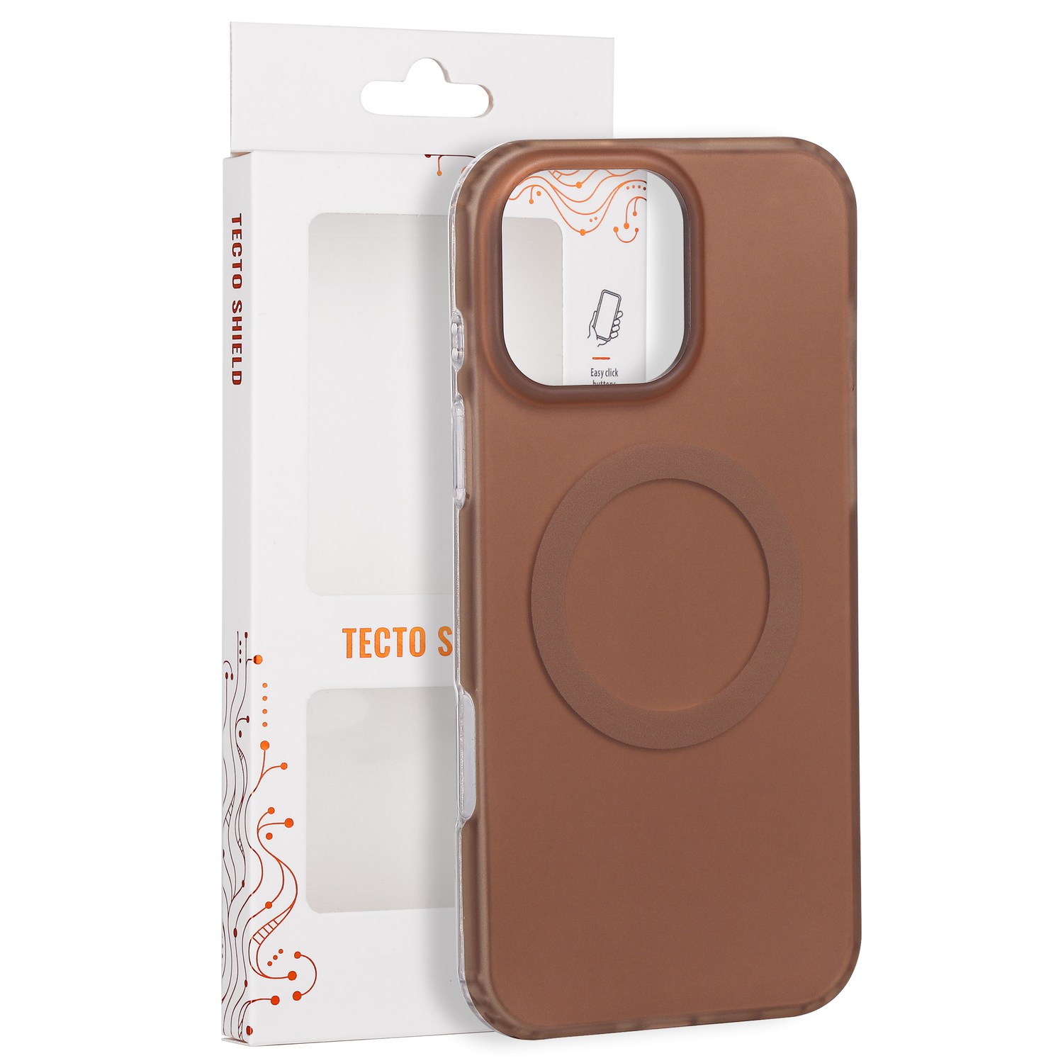 Tecto Shield Mistiq Mag ümbris mudelile iPhone 16 Pro Max 6,9", pruun