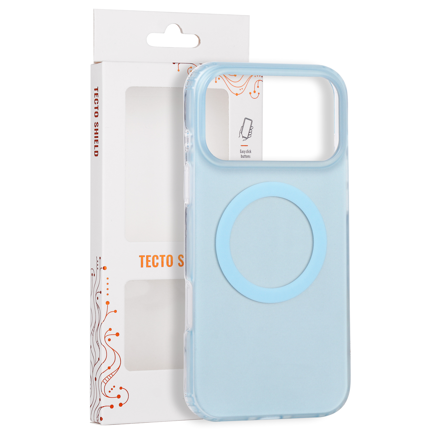 Tecto Shield Mistiq Mag ümbris mudelile iPhone 17 Pro Max 6,9" / 18 Pro Max 6,9", sinine