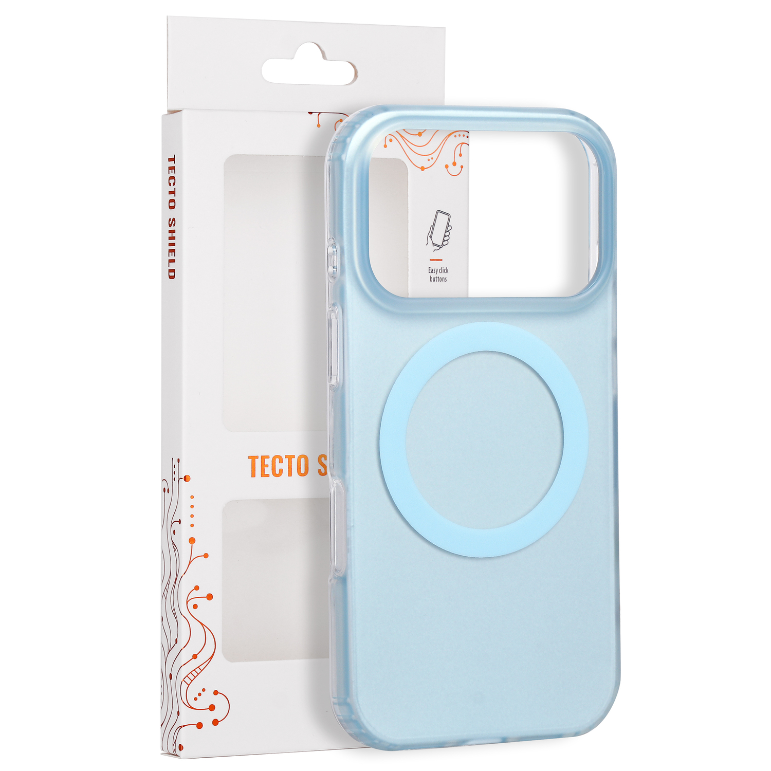 Tecto Shield Mistiq Mag ümbris mudelile iPhone 17 Pro 6,3" / 18 Pro 6,3", sinine