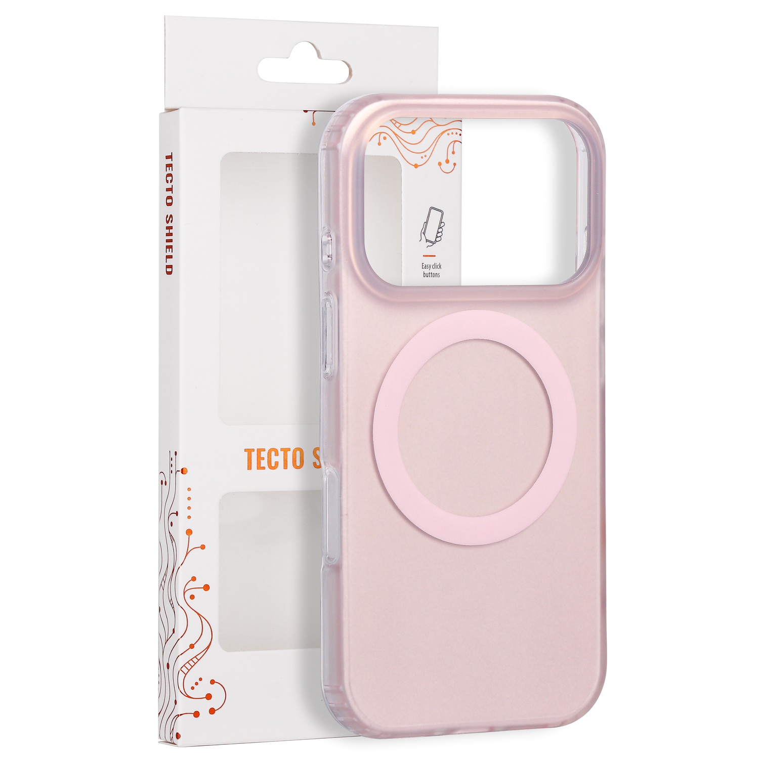 Tecto Shield Mistiq Mag ümbris mudelile iPhone 17 Pro 6,3" / 18 Pro 6,3", roosa
