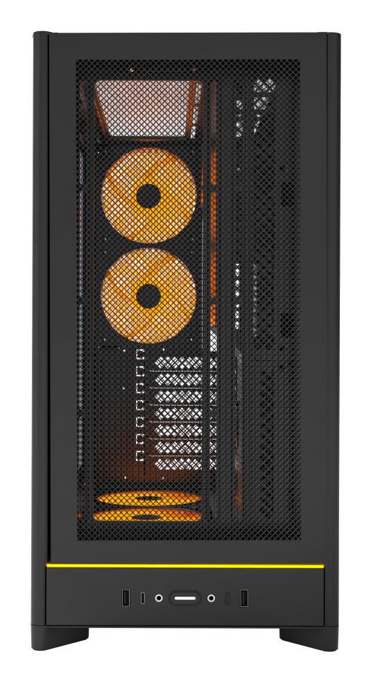 MONTECH HS01 PRO HS01PRO(B) MidiTower arvutikorpus, ATX/MicroATX/MiniITX, eemaldatav HDD-korv, läbipaistev paneel, must, toiteplokk ei kuulu komplekti