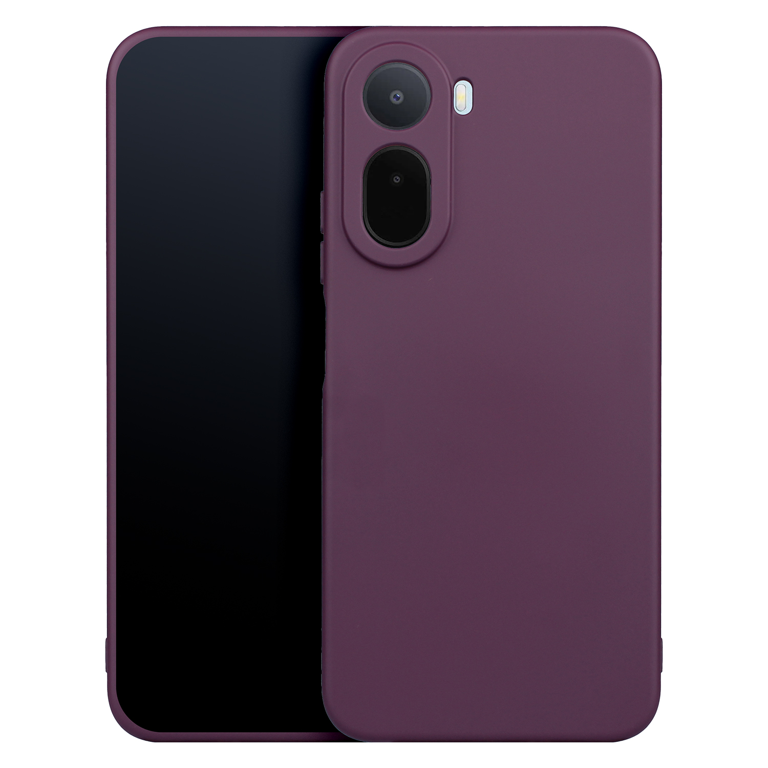 Silikoonümbris Xiaomi Redmi A7 Pro mudelile, tume kirsipunane