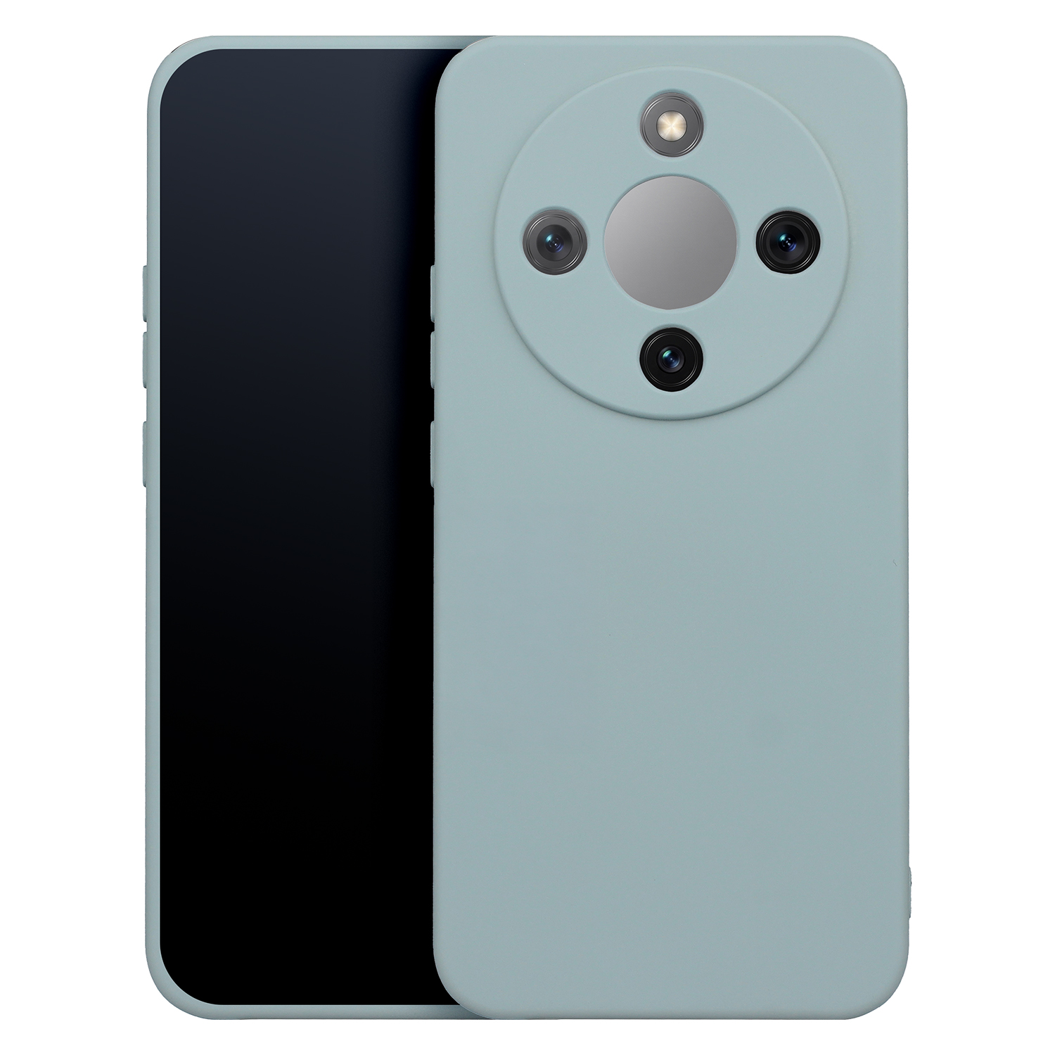 Silikoonümbris Honor X70 / X9d / Magic 8 Lite mudelitele, hõbedane