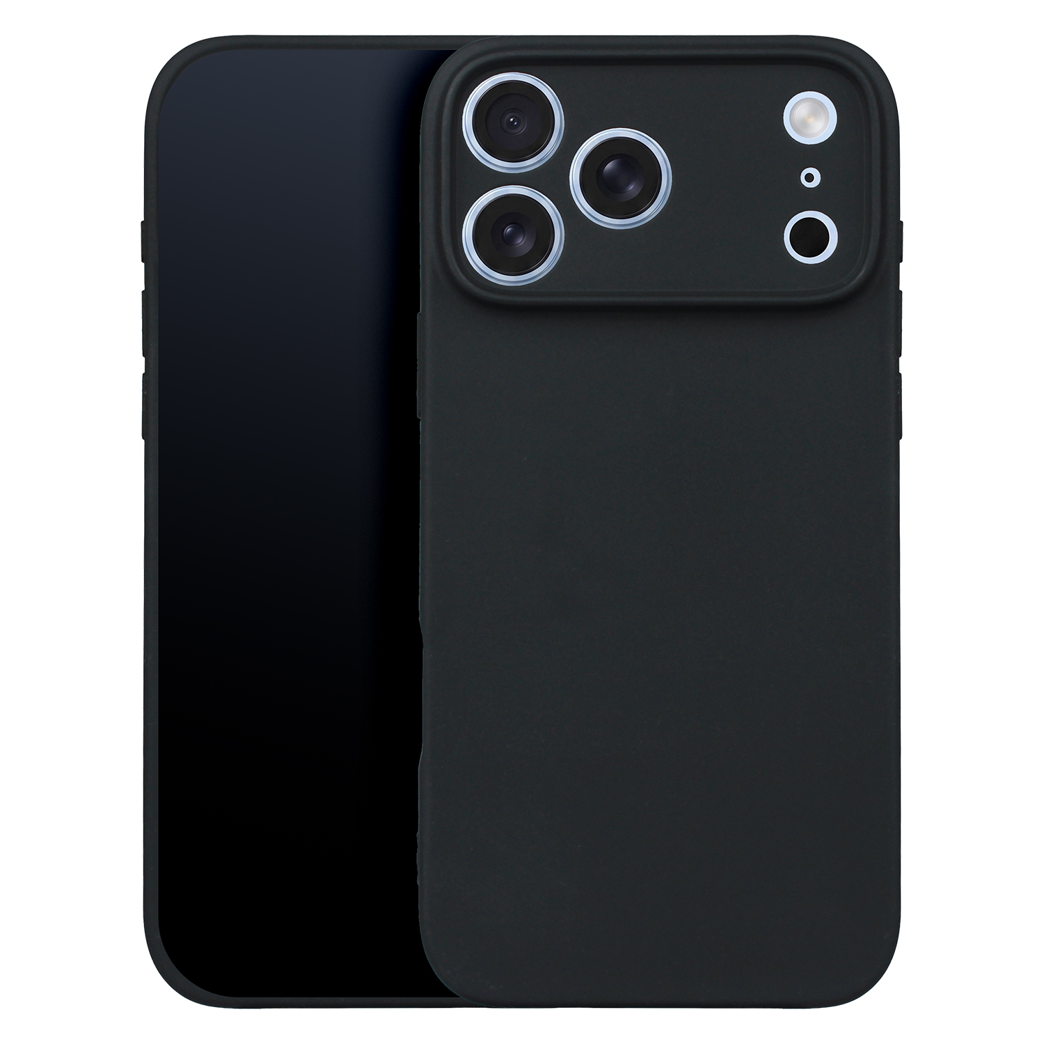 Matt TPU-ümbris iPhone 17 Pro Max 6,9″ / 18 Pro Max 6,9″ jaoks, must