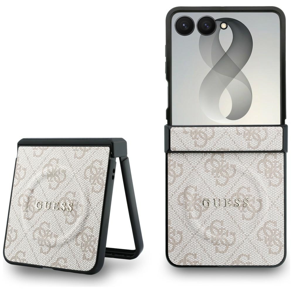 Roosa Guess 4G Classic MagSafe ümbris Samsung Galaxy Z Flip8 telefonile