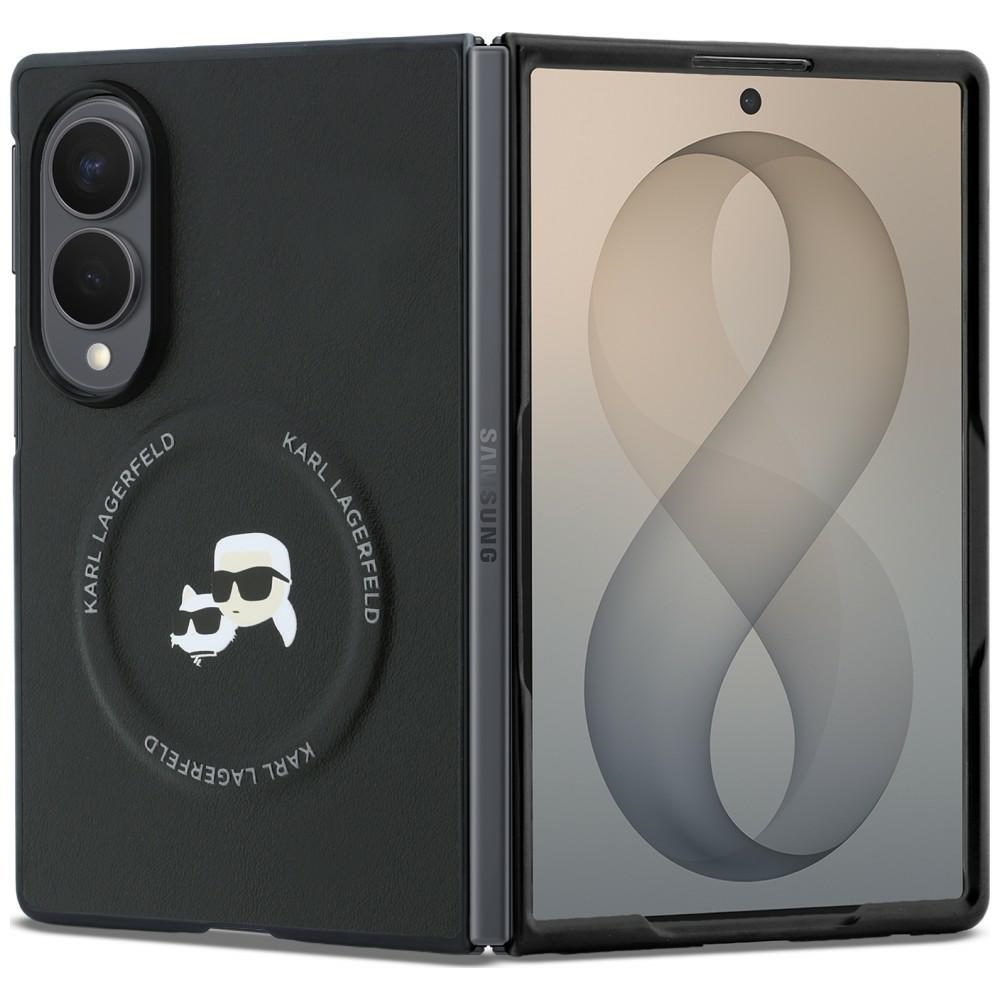 Must Karl Lagerfeld Karl & Choupette Pins MagSafe ümbris Samsung Galaxy Z Fold8 mudelile
