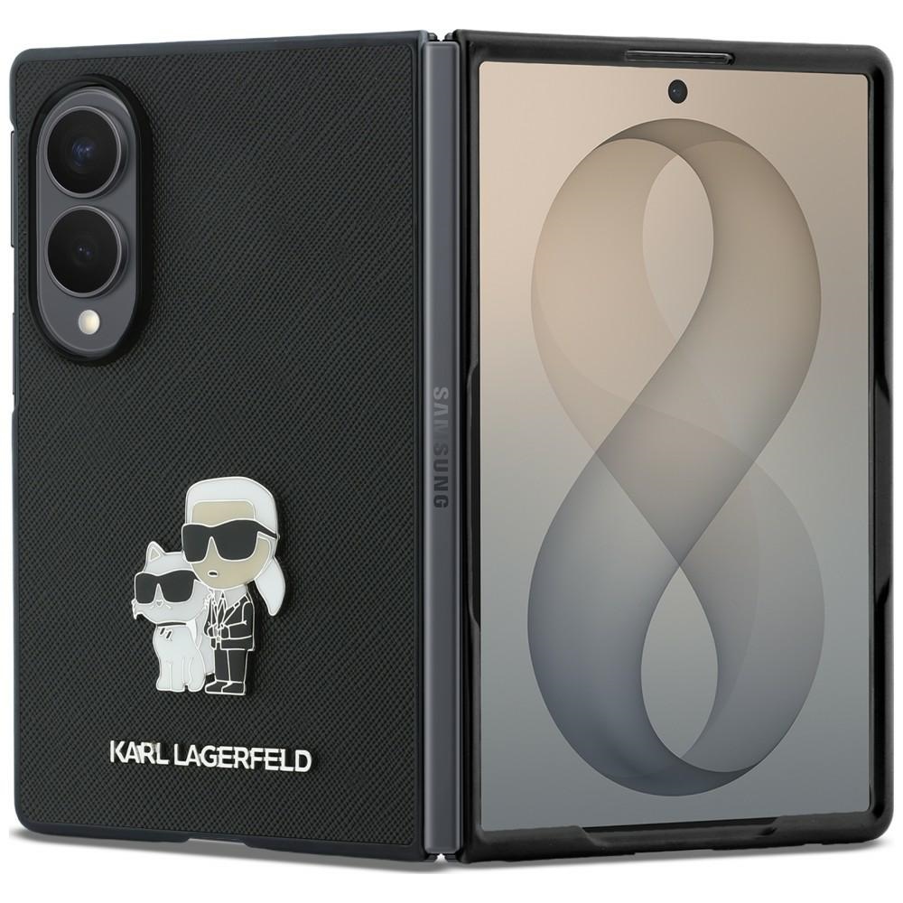 Must Karl Lagerfeld Saffiano K&C Pin ümbris Samsung Galaxy Z Fold8 mudelile