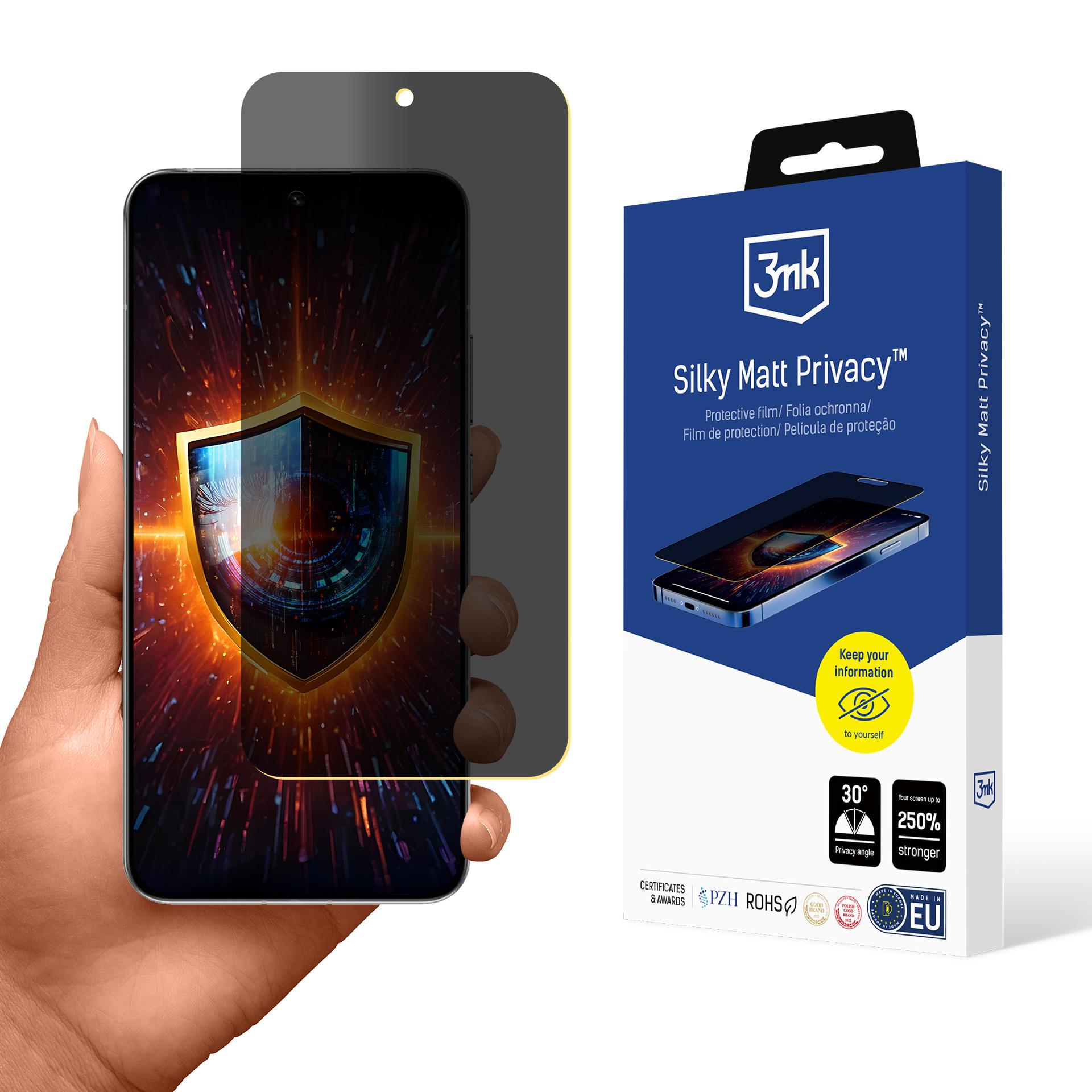 Oppo Reno 14 Pro – 3mk Silky Matt Privacy privaatsusfilter