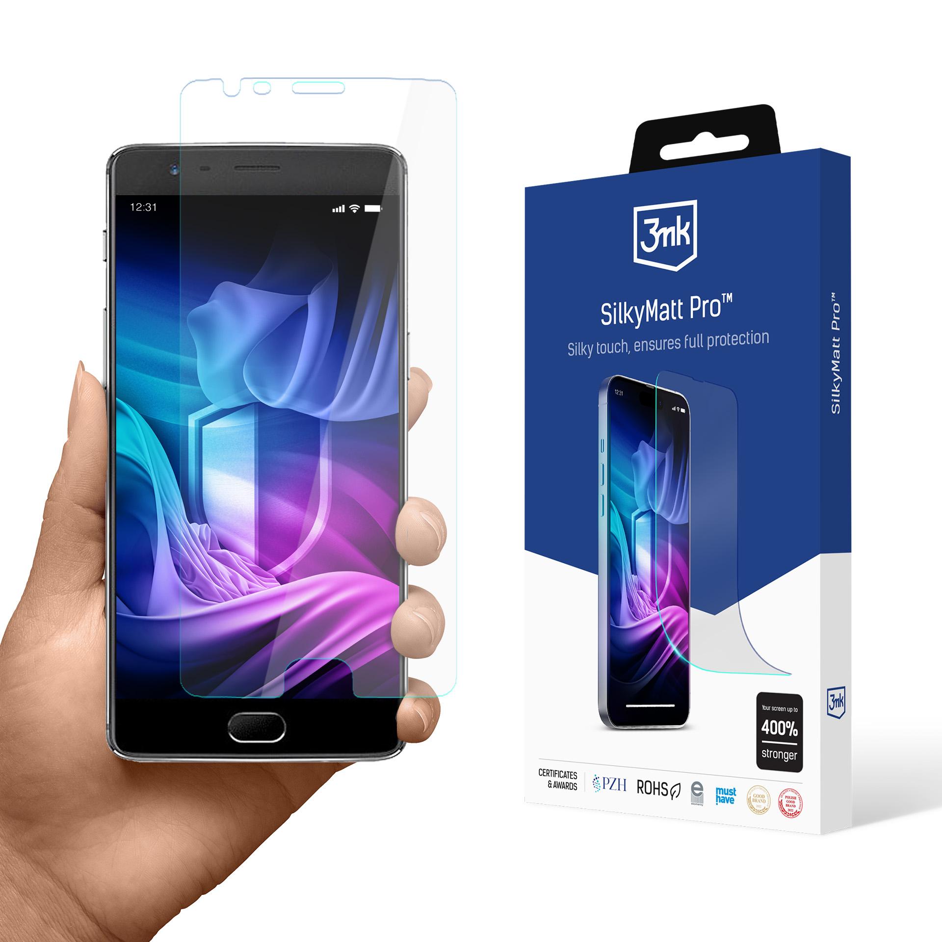 OnePlus 3T – 3mk Silky Matt Pro telefoni ekraanikaitse