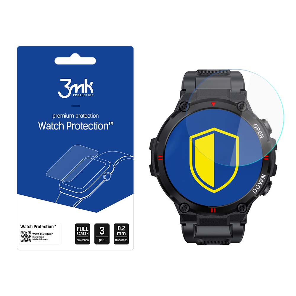 Microwear SG-Gadgets 27 Series – 3mk Watch Protection FlexibleGlass nutikella ekraanikaitse