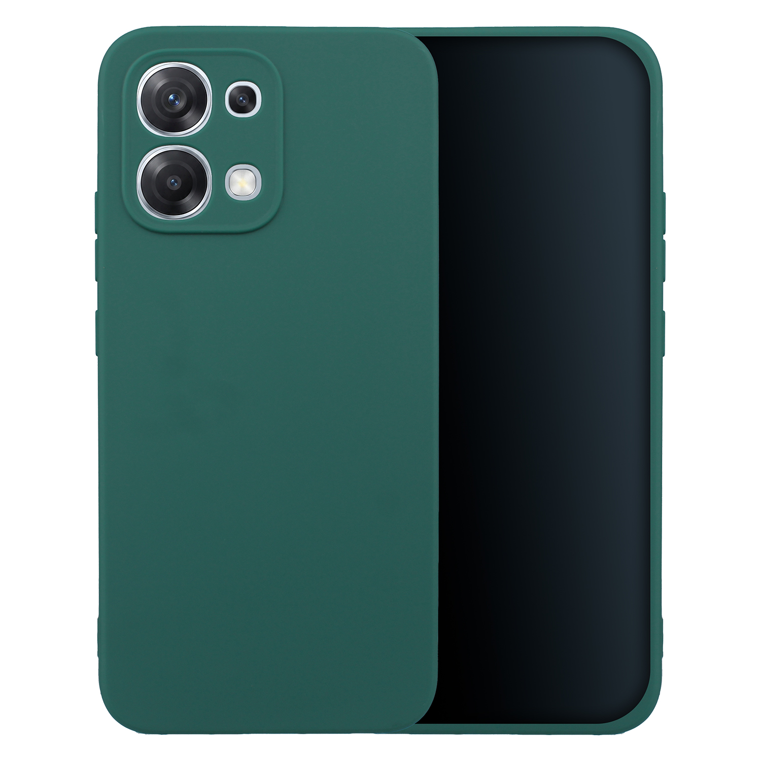 Matt TPU-ümbris Oppo A6 Pro 5G jaoks, metsaroheline