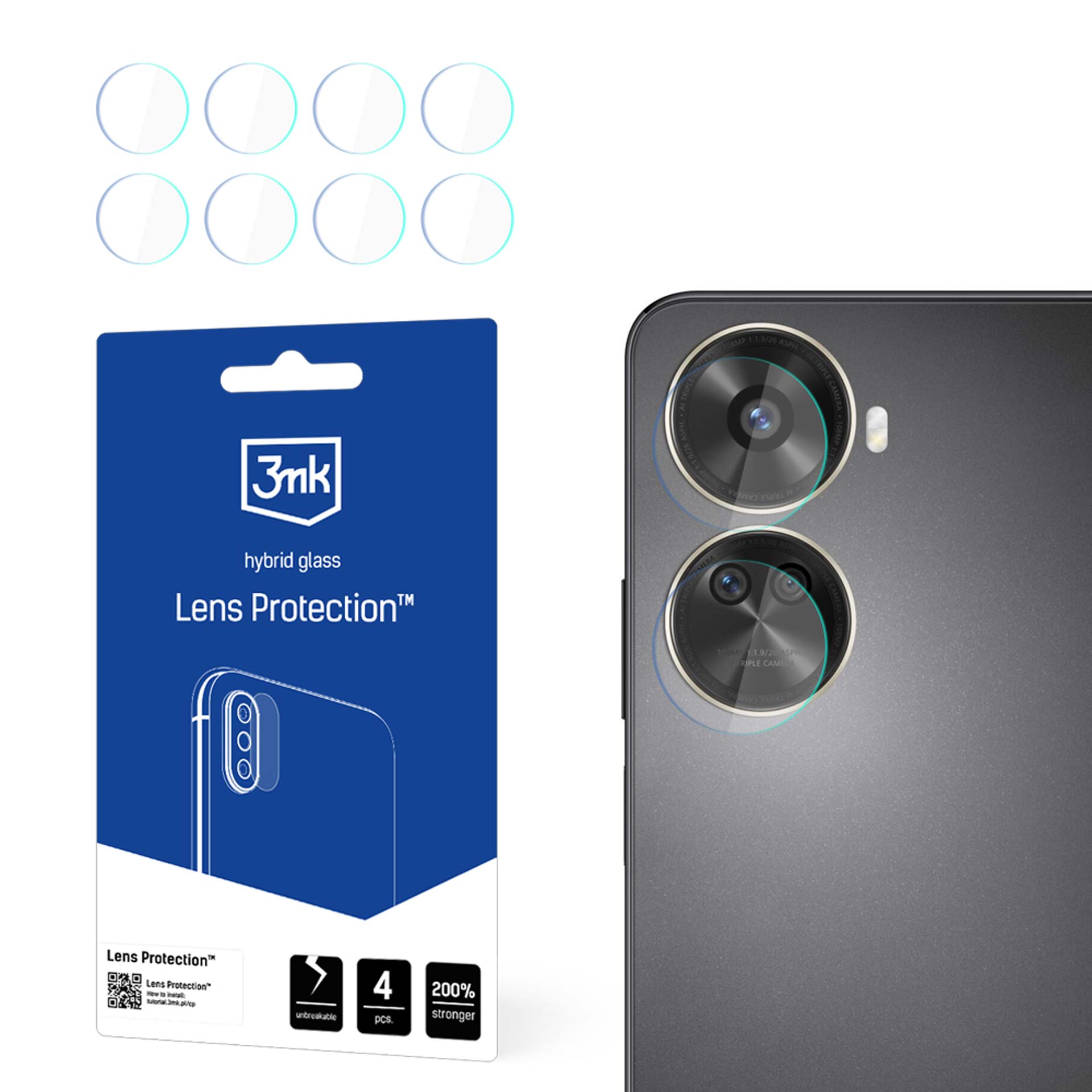 Huawei Nova 12 SE – 3mk Lens Protection kaamera objektiivi kaitse
