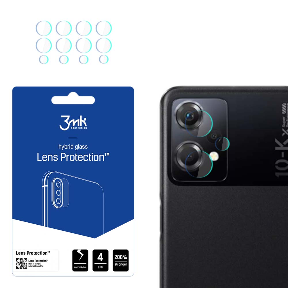 Oppo K10x 5G – 3mk Lens Protection kaamera objektiivi kaitse