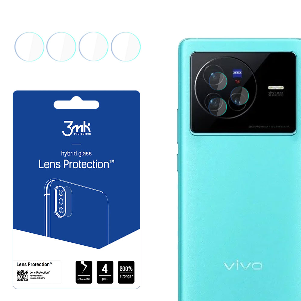 Vivo X80 – 3mk Lens Protection kaamera objektiivi kaitse