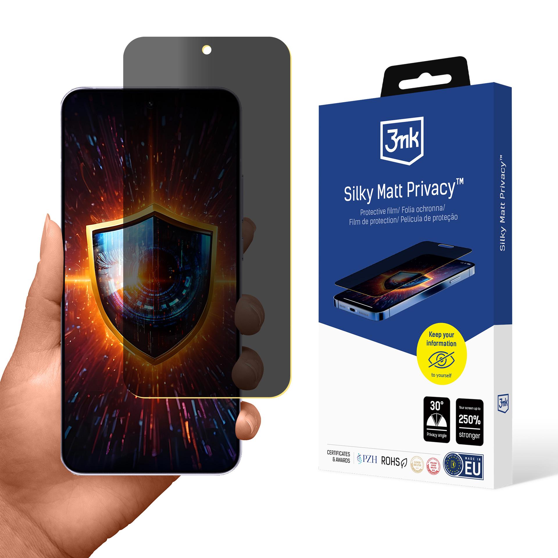 Oppo Reno 14 – 3mk Silky Matt Privacy privaatsusfilter