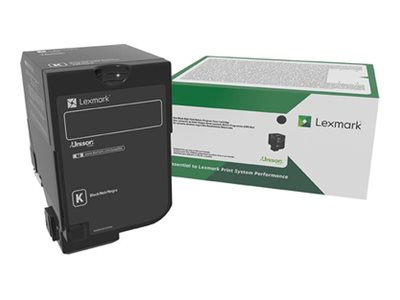 Lexmark 75B20K0 tagastusprogrammi originaaltoonerikassett, must, suure tootlusega, 13K lehekülge, CS727 / CX727 / CS728 mudelitele