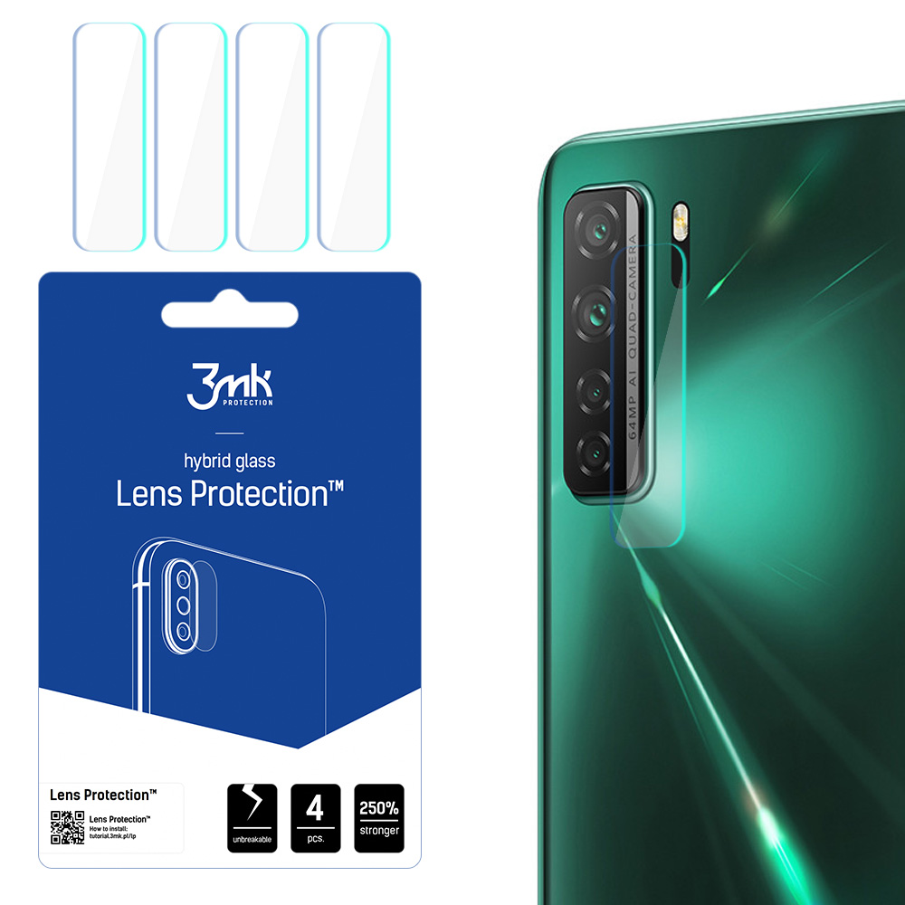Hübriidklaas 3MK Hübriidklaas kaamera HUAWEI P40 LITE 5G kaamerale 4 tk.