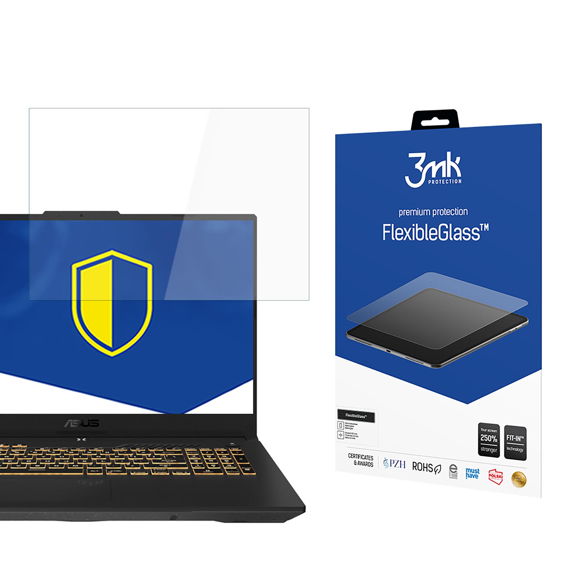 ASUS TUF Gaming F17 – 3mk FlexibleGlass (kuni 19") arvuti ekraanikaitse