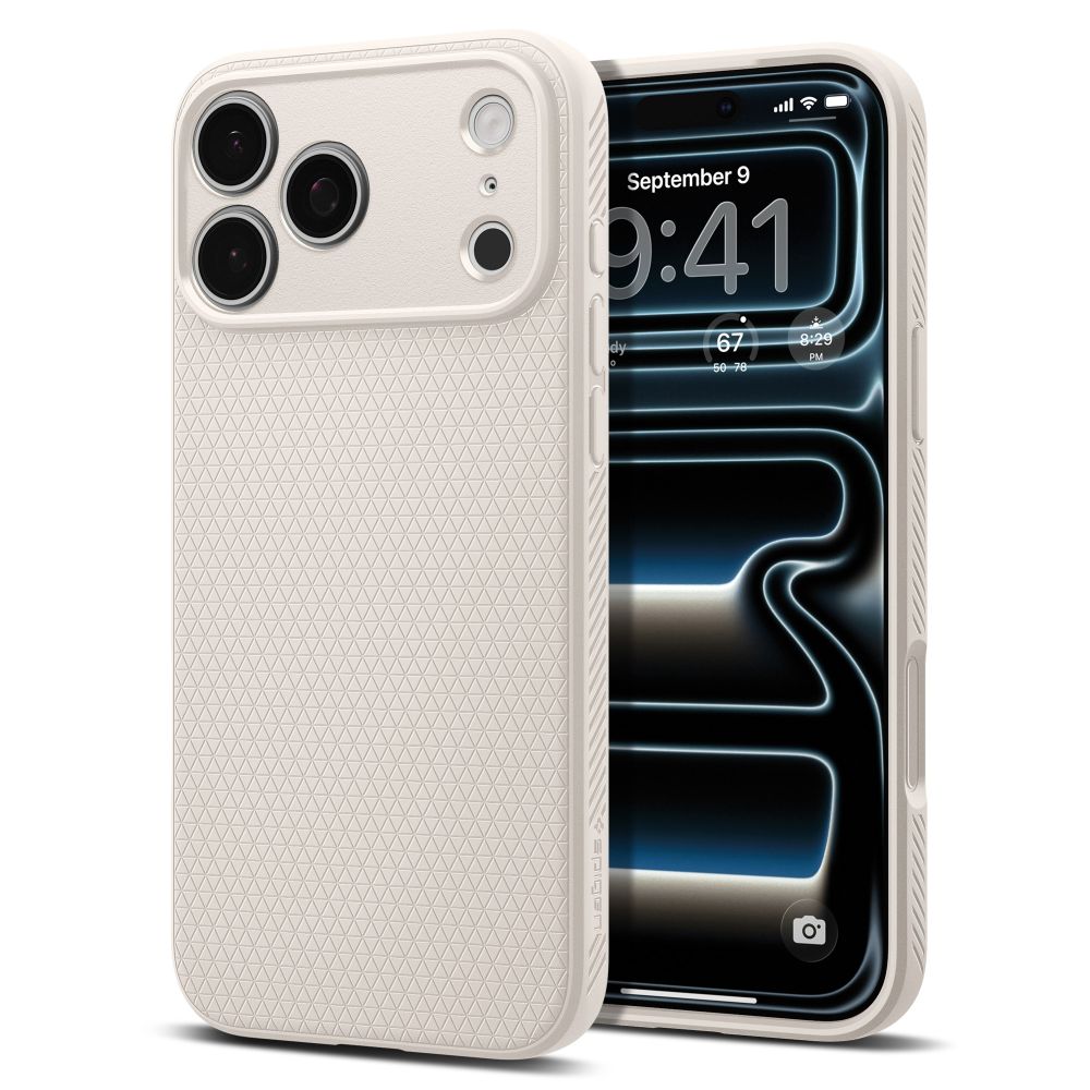 Spigen Liquid Air ümbris iPhone 17 Pro Max / 18 Pro Max jaoks, titaanivärvi