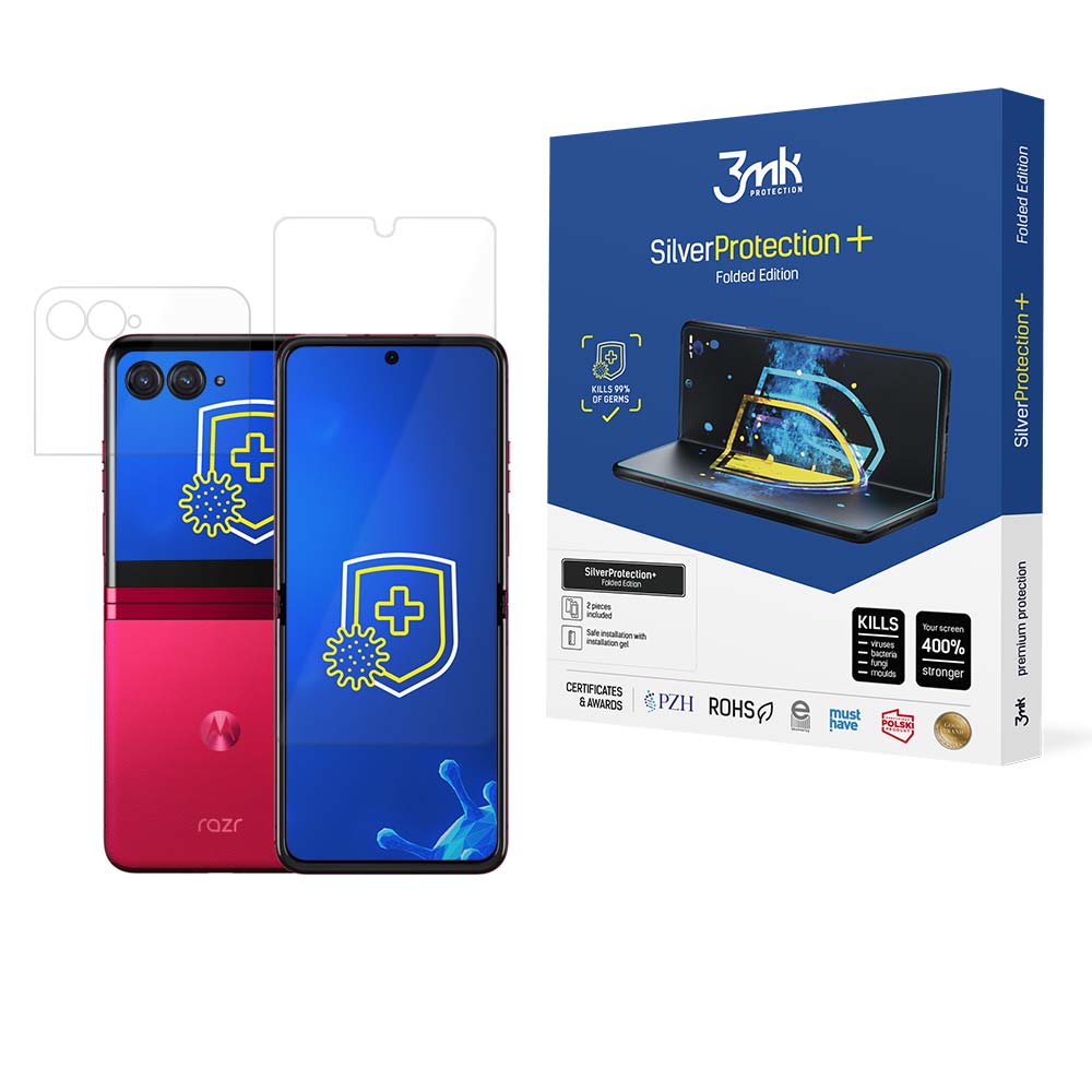 Motorola Razr 40 Ultra/Razr+ 2023 – 3mk SilverProtection+ Folded Edition telefoni ekraanikaitse