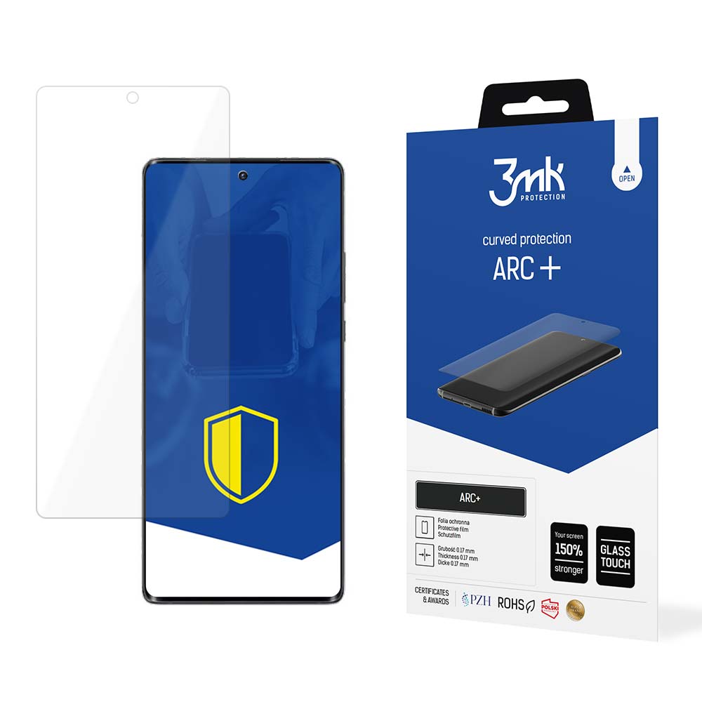 Motorola Moto X40 – 3mk ARC+ telefoni ekraanikaitse
