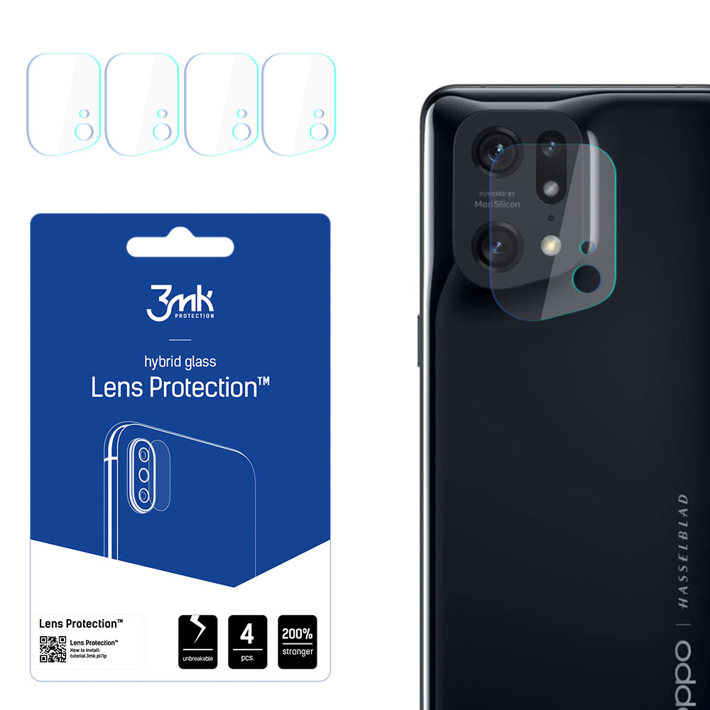 Oppo Find X5 Pro – 3mk Lens Protection kaamera objektiivi kaitse