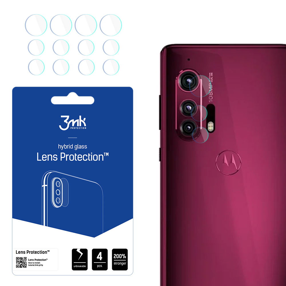 Motorola Edge Plus – 3mk Lens Protection kaamera objektiivi kaitse