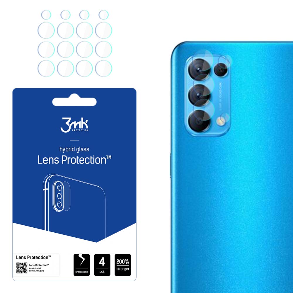 Oppo Reno 5 4G – 3mk Lens Protection kaamera objektiivi kaitse