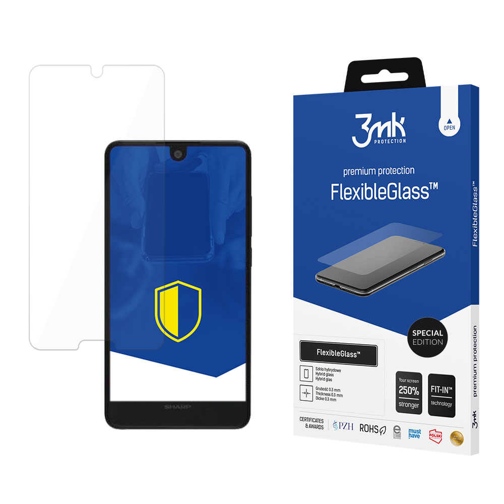 Sharp Aquos C10 – 3mk FlexibleGlass Special Edition telefoni ekraanikaitse
