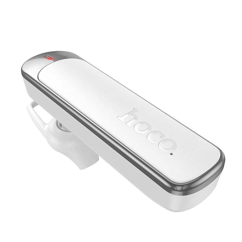 Hoco E201 juhtmevaba mono-peakomplekt, ENC, Bluetooth 6.0, 130 mAh, valge