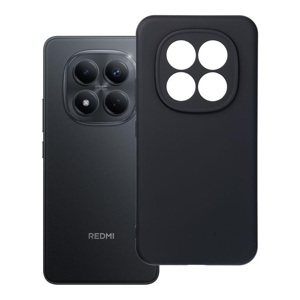Silikoonist ümbris XIAOMI Redmi Note 15 Pro Plus 5G musta värvi jaoks