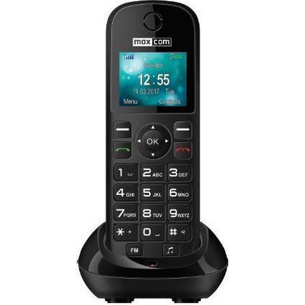 MAXCOM MM35D SE mobiiltelefon eakatele, must