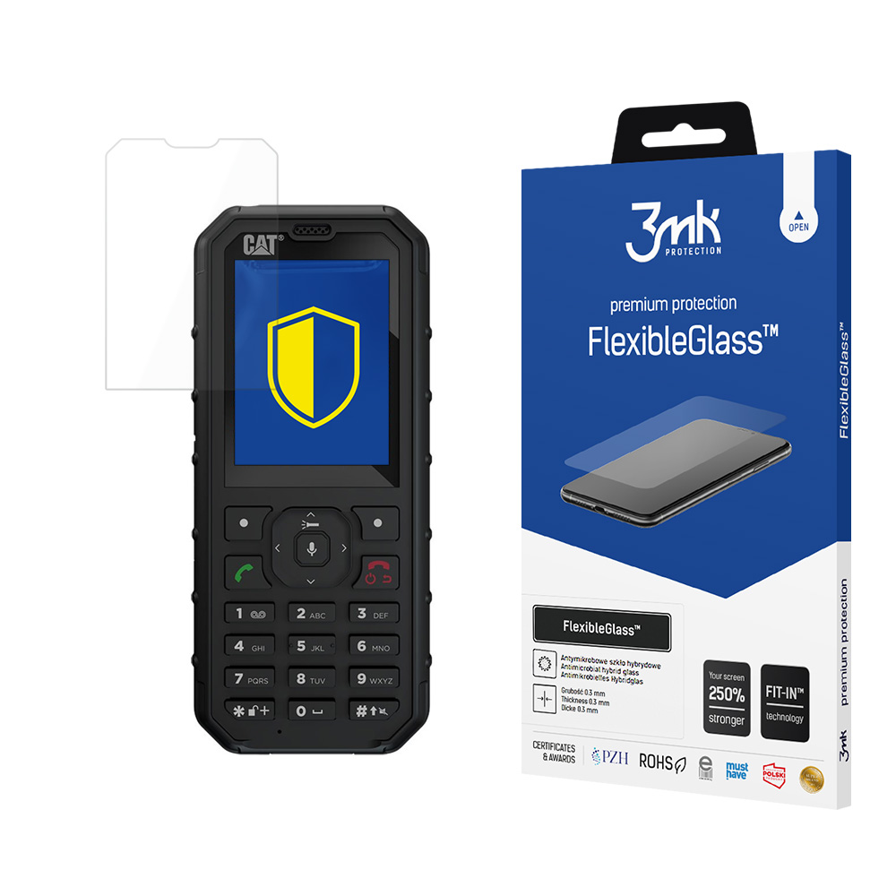 CAT B35 – 3mk FlexibleGlass telefoni ekraanikaitse