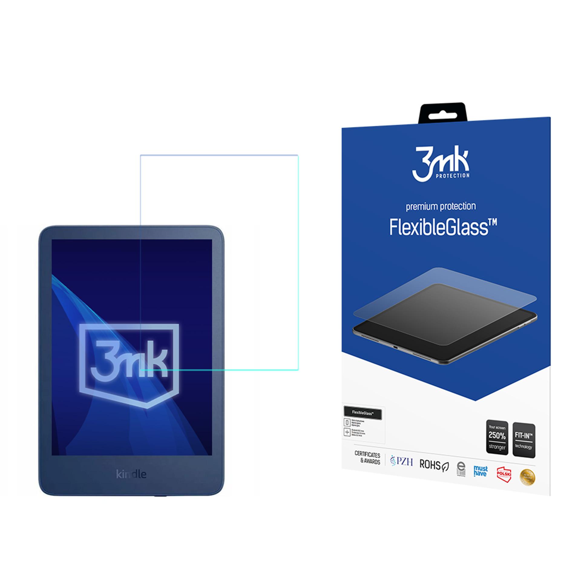 Amazon Kindle 11 – 3mk FlexibleGlass (kuni 8.3") tahvelarvuti ekraanikaitse