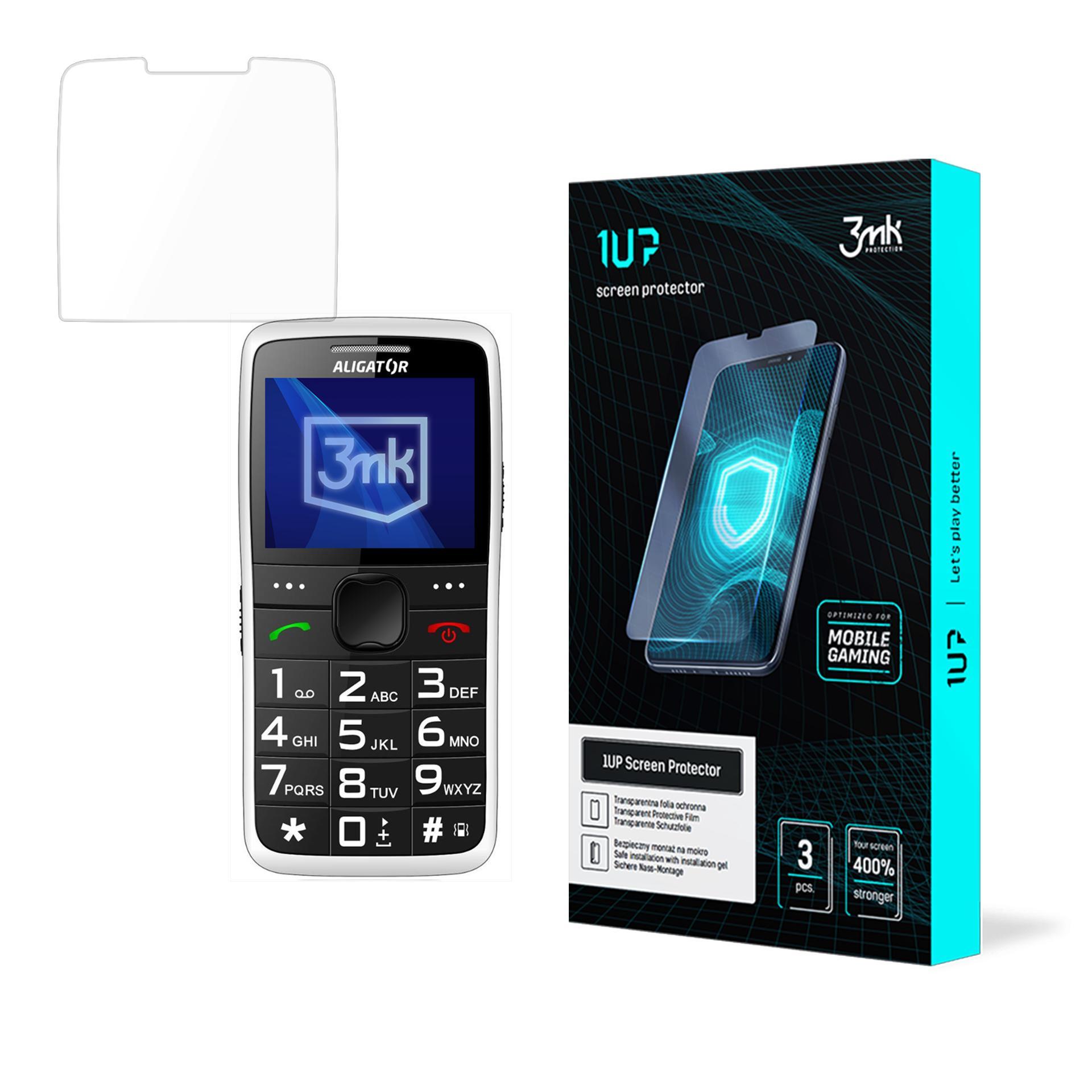 Aligator A675 Senior – 3mk 1UP telefoni ekraanikaitse