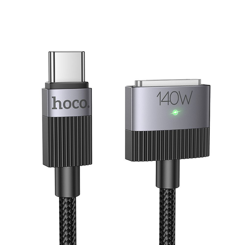 Kaabel USB C - Mag3 Hoco 5A 140W magnetiline 1,8 m U141 must