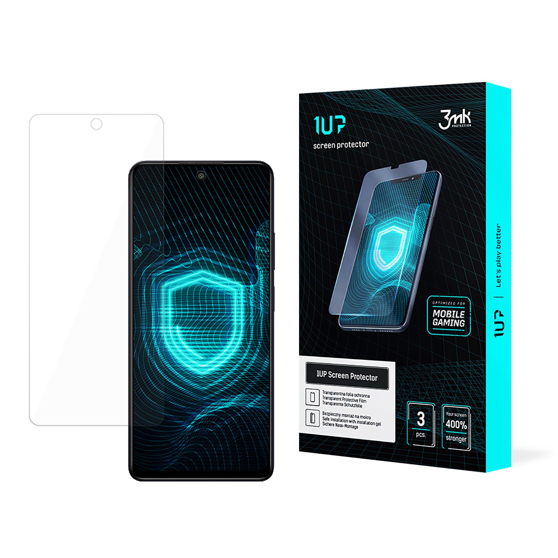 MyPhone N23 Plus 5G – 3mk 1UP telefoni ekraanikaitse