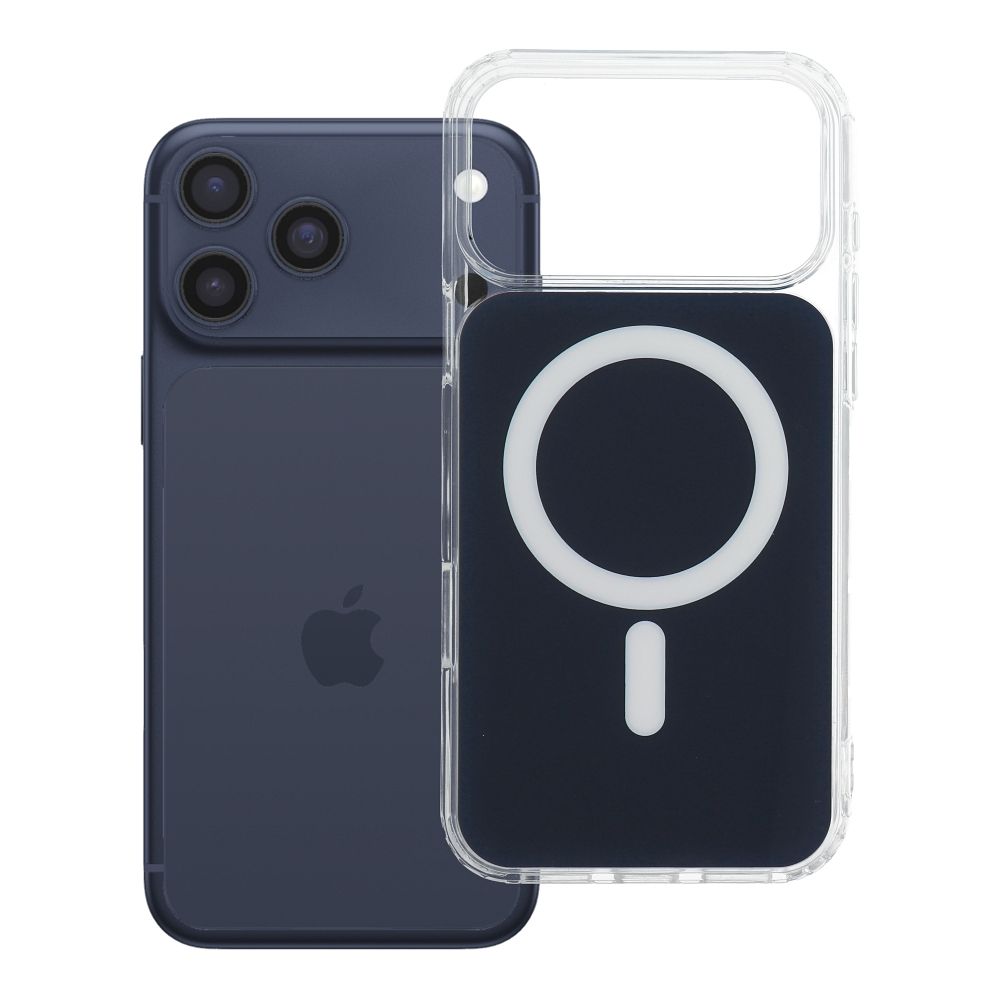 Kaitseümbris seadmele iPhone 18 Pro Max / 17 Pro Max: Clear Fusion Mag Cover, MagSafe'iga ühilduv, värv: meresinine