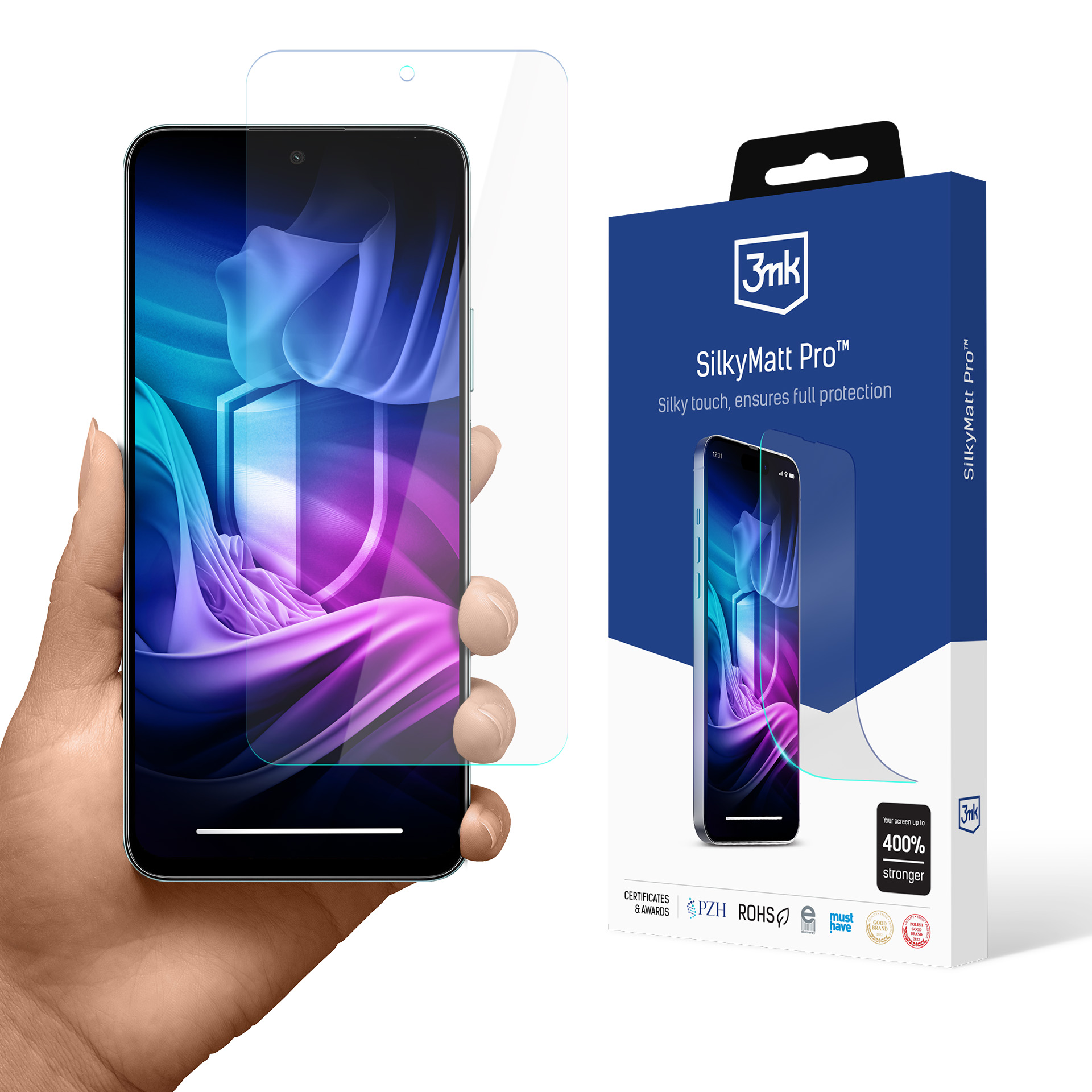 Honor 90 Smart – 3mk Silky Matt Pro telefoni ekraanikaitse