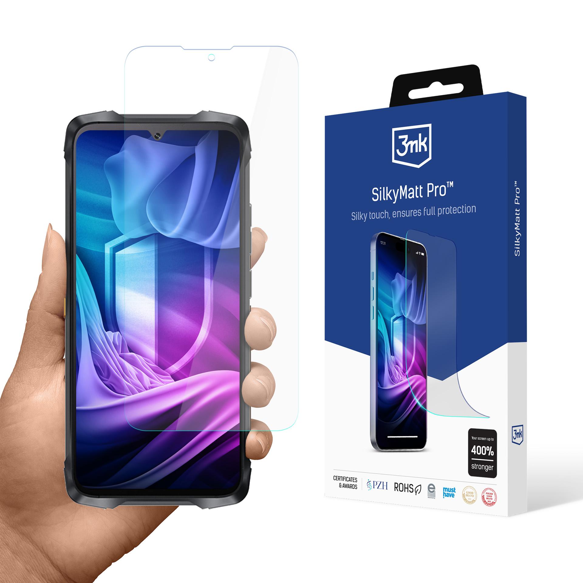 Cubot KingKong Power 3 – 3mk Silky Matt Pro telefoni ekraanikaitse