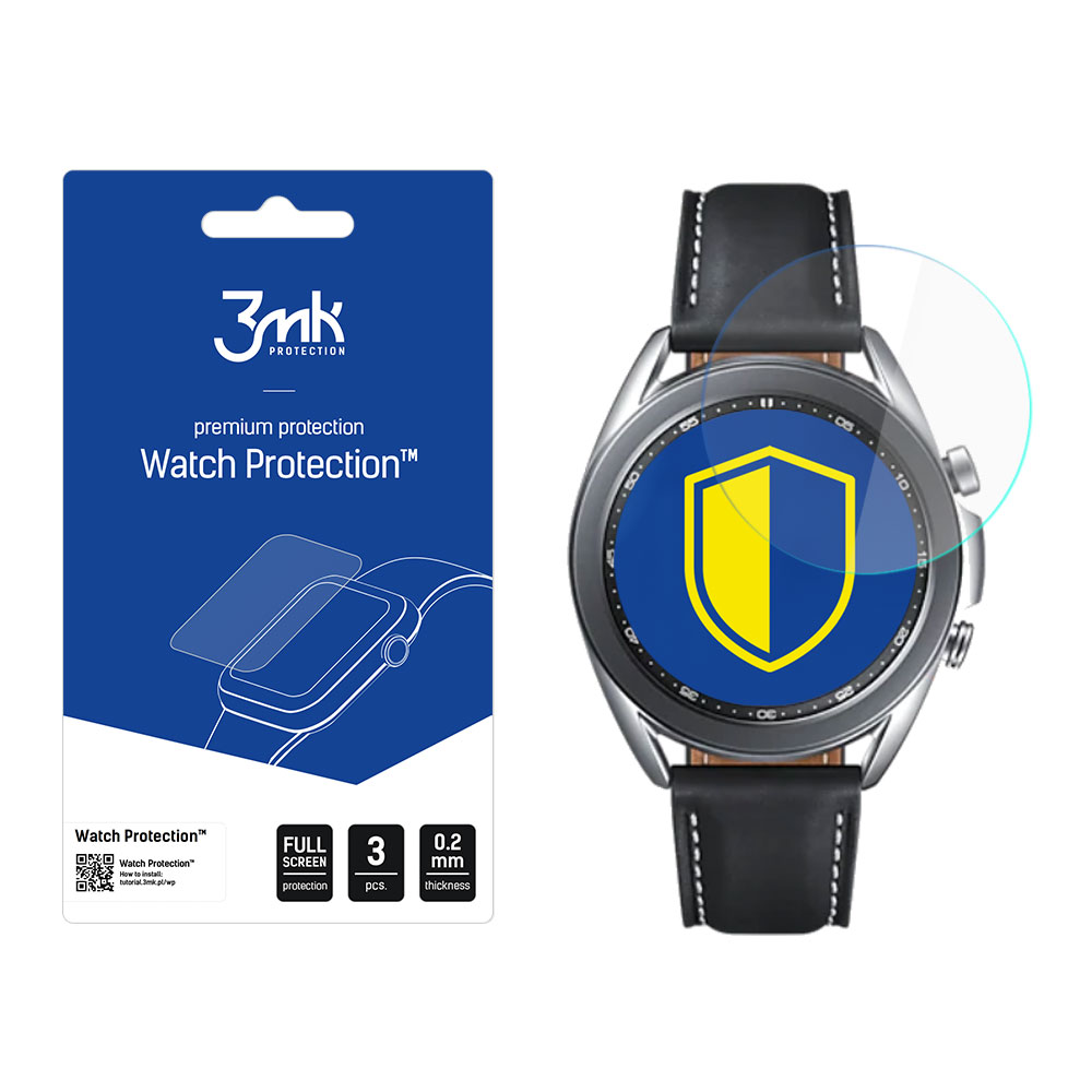 Samsung Galaxy Watch 3 41mm – 3mk Watch Protection FlexibleGlass nutikella ekraanikaitse