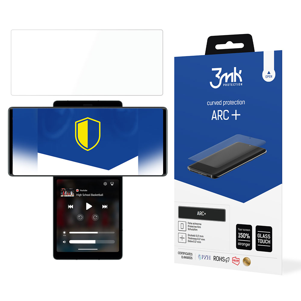 LG Wing 5G – 3mk ARC+ telefoni ekraanikaitse