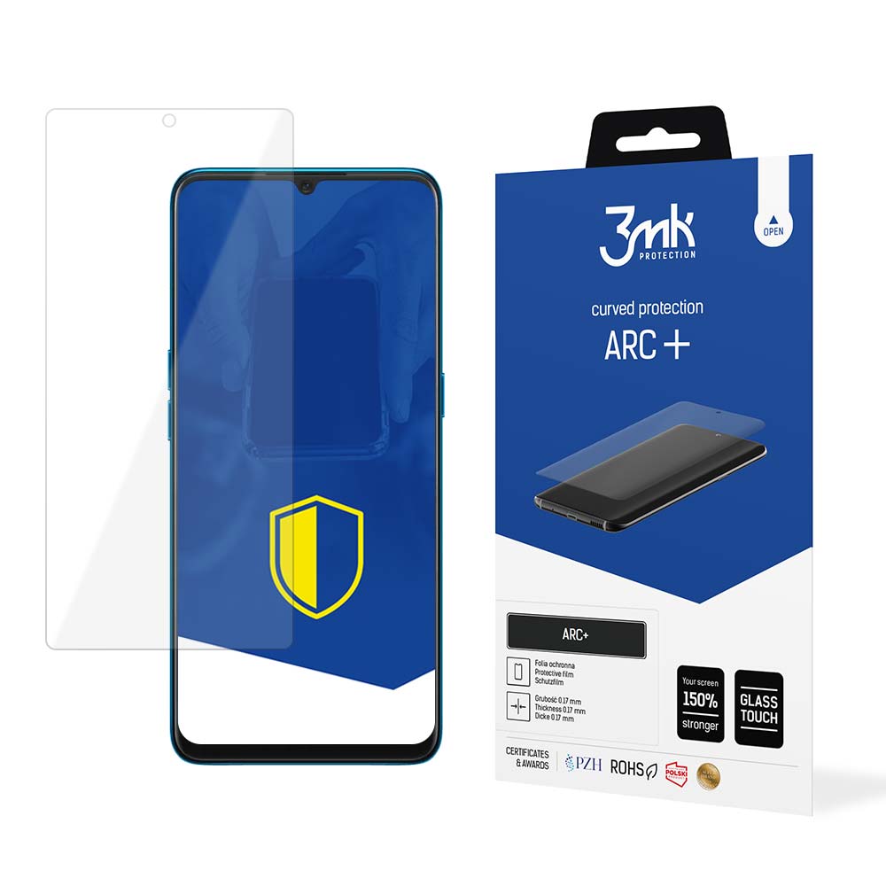Oppo A91 – 3mk ARC+ telefoni ekraanikaitse