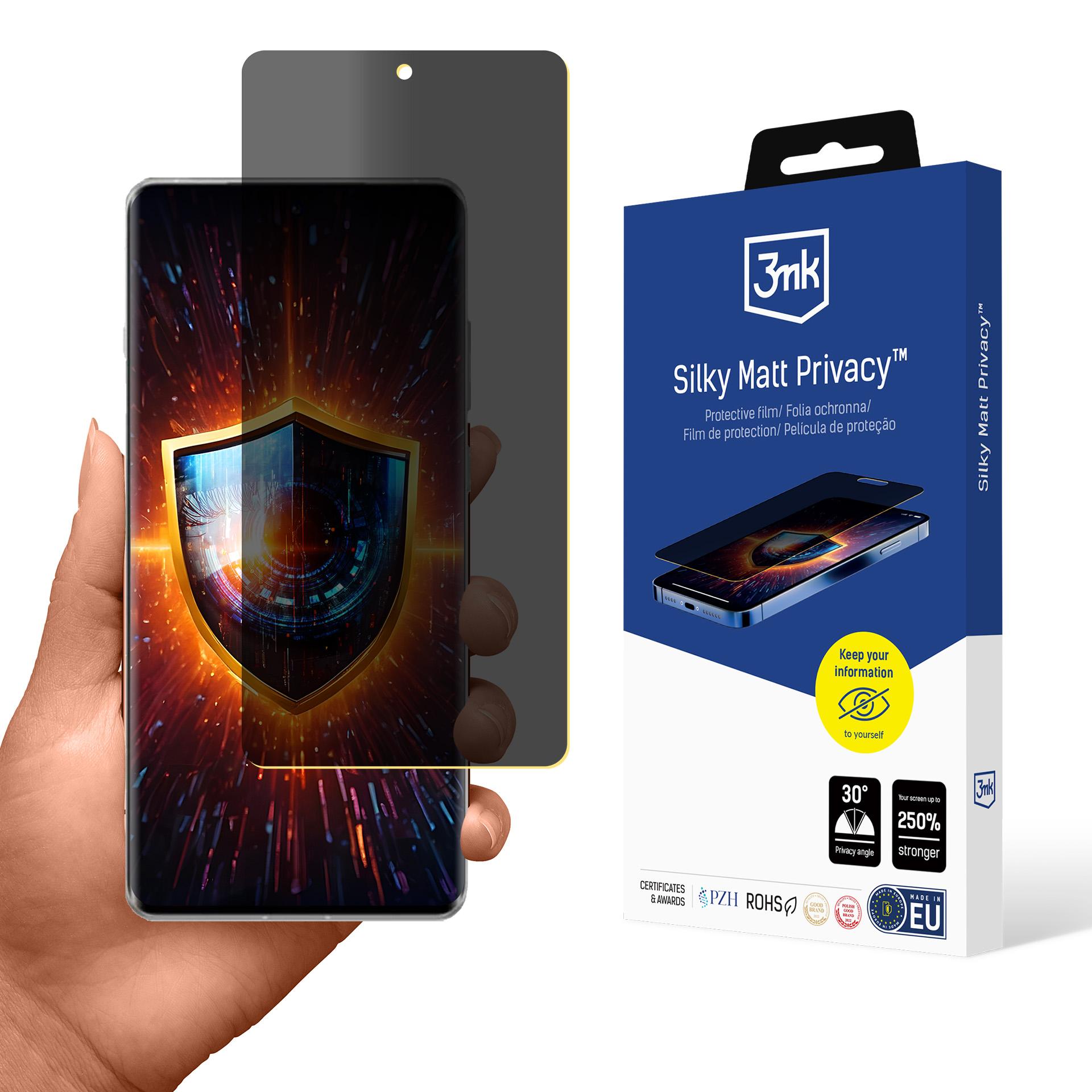 Oppo Find X7 Ultra – 3mk Silky Matt Privacy privaatsusfilter