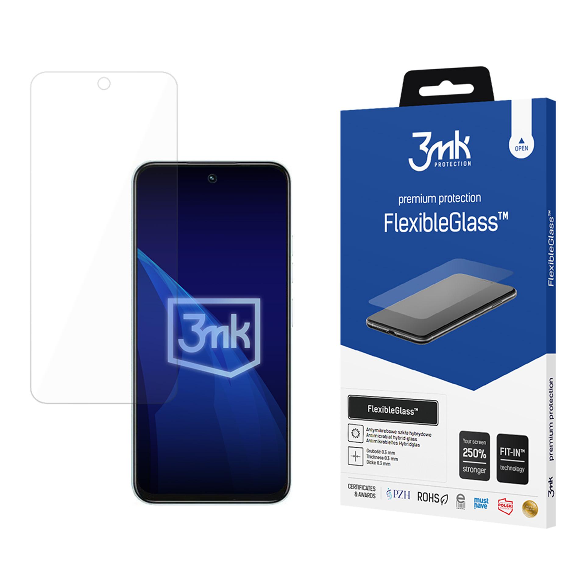 Hübriidklaas 3mk FlexibleGlass jaoks Tecno Spark 30 5G