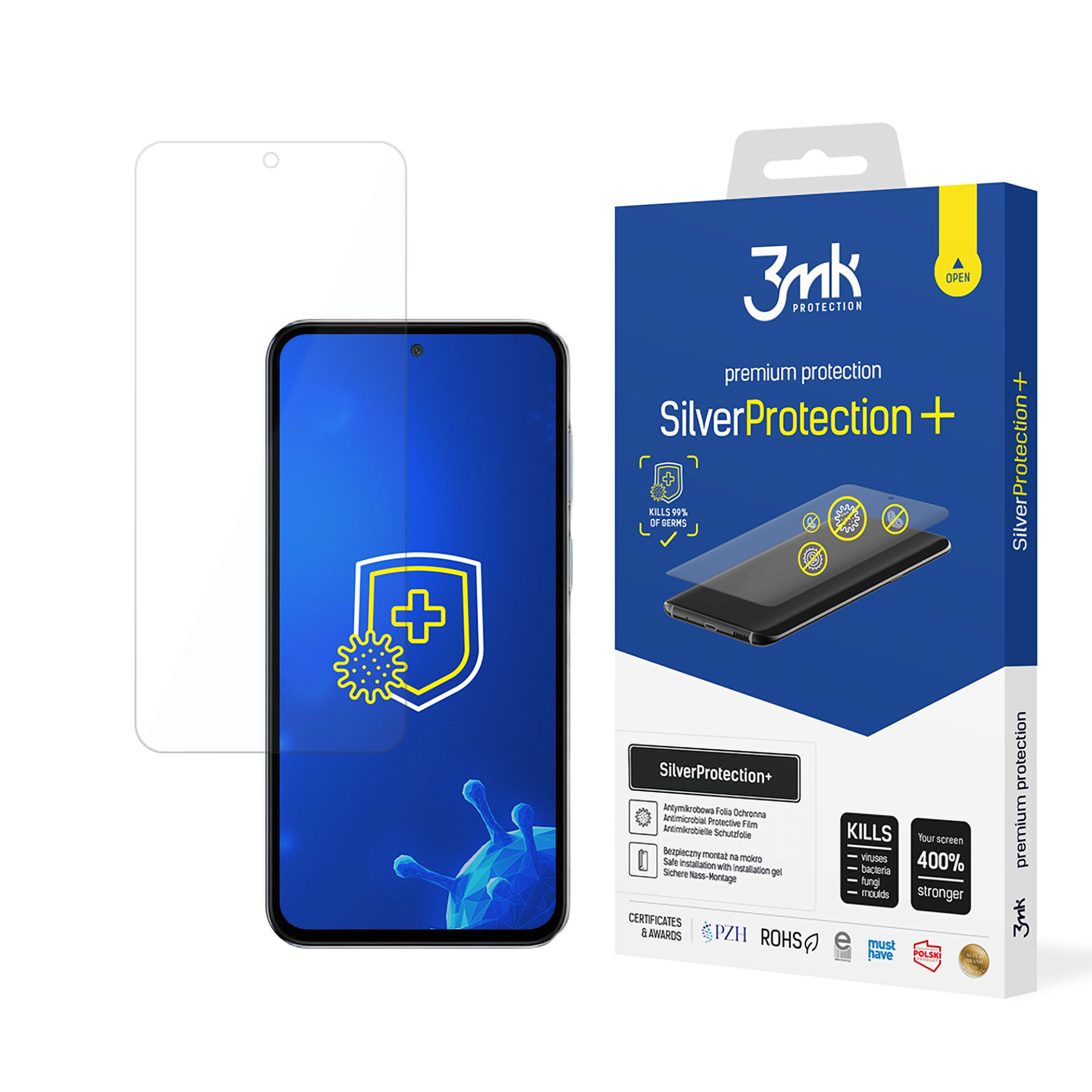 Samsung Galaxy M35 – 3mk SilverProtection+ telefoni ekraanikaitse