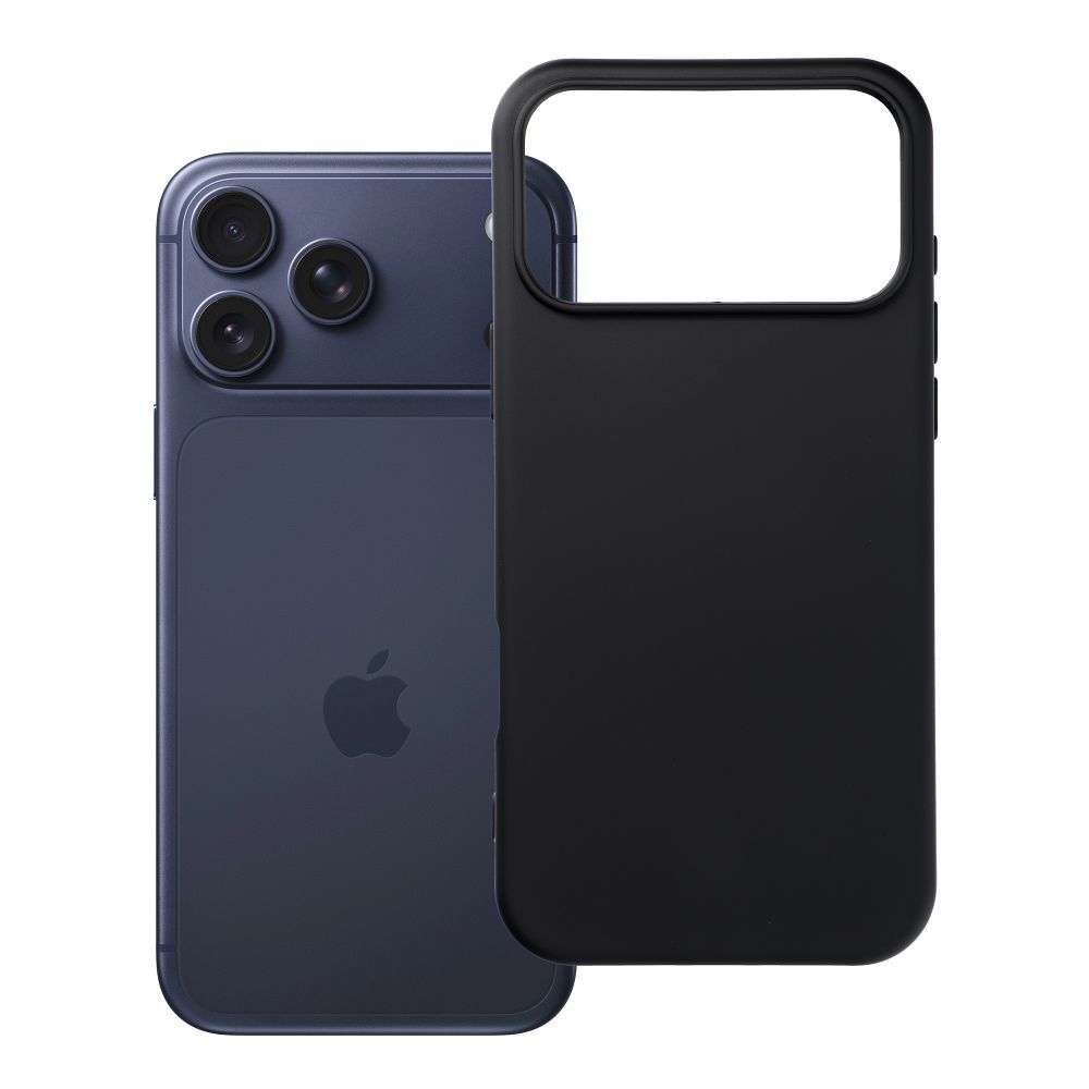 Kaitseümbris seadmele iPhone 18 Pro / 17 Pro: Silicone, värv: must