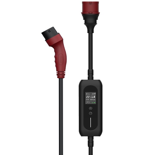 Elektriauto laadija Type 2–CEE, max 11 kW, 6–16 A, 3-faasiline, 5 m