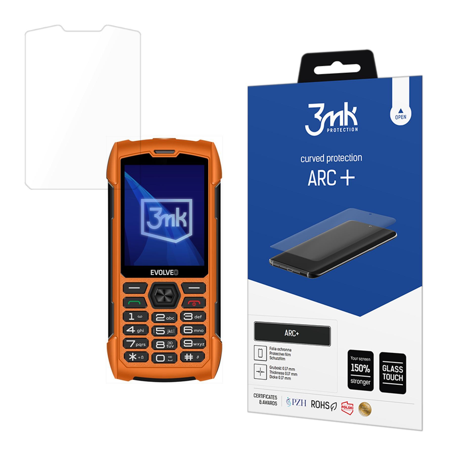 Evolveo StrongPhone H1 – 3mk ARC+ telefoni ekraanikaitse
