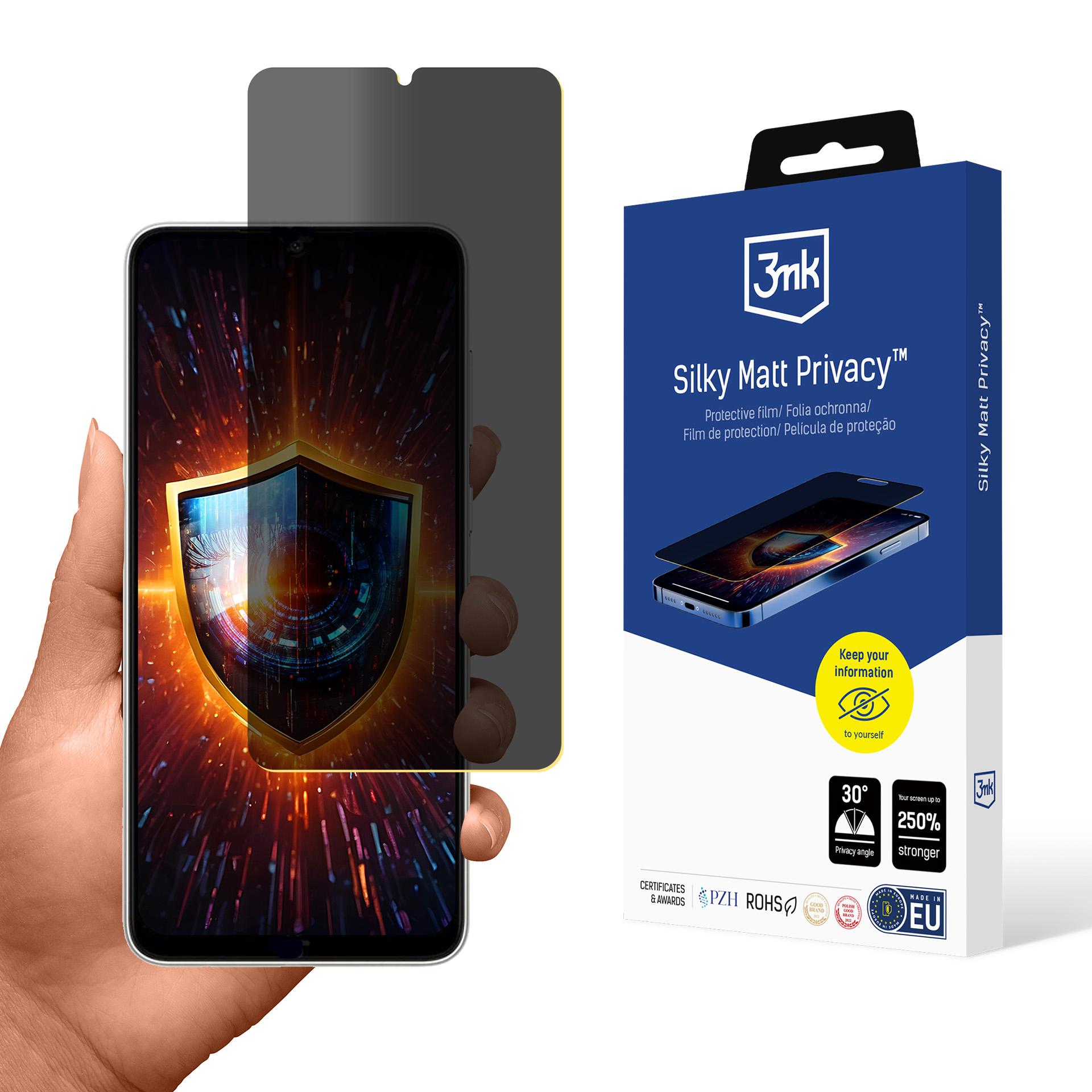 Samsung Galaxy A05 – 3mk Silky Matt Privacy privaatsusfilter